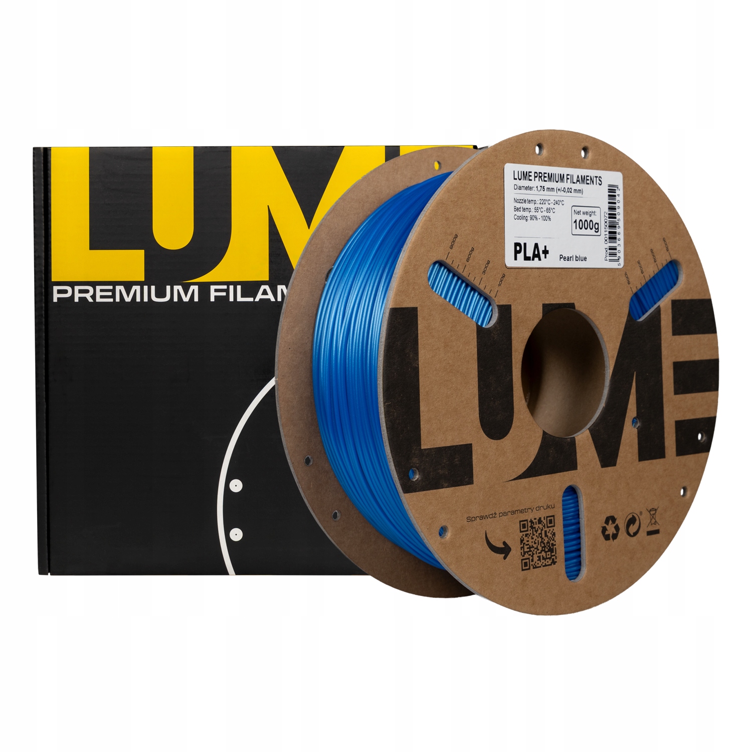 Filament LUME PLA Plus Niebieski (BLUE)