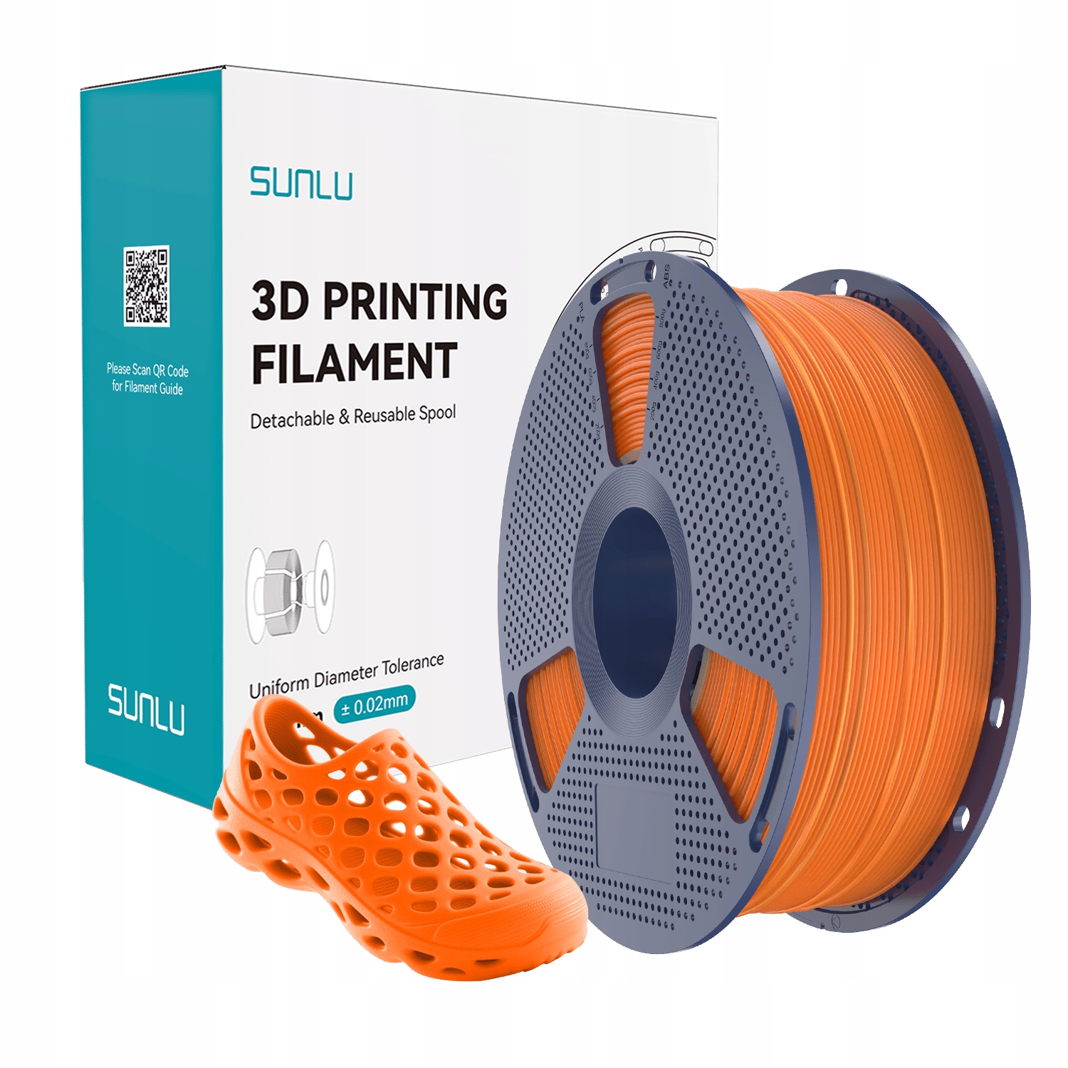 Filament SUNLU TPU Pomarańczowy (ORANGE)