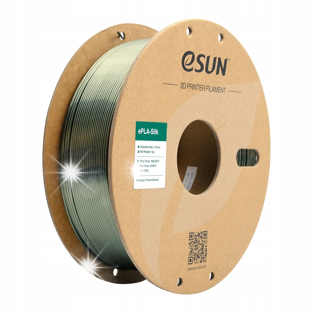 Filament eSUN PLA Żółty Jedwabny (YELLOW SILK)