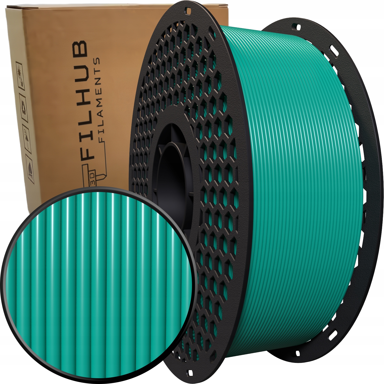 Filament FilHub PETG Niebieski (BLUE)