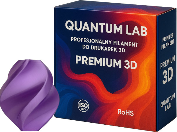 Filament Quantum PLA Plus Fioletowy Jedwabny (PURPLE SILK)