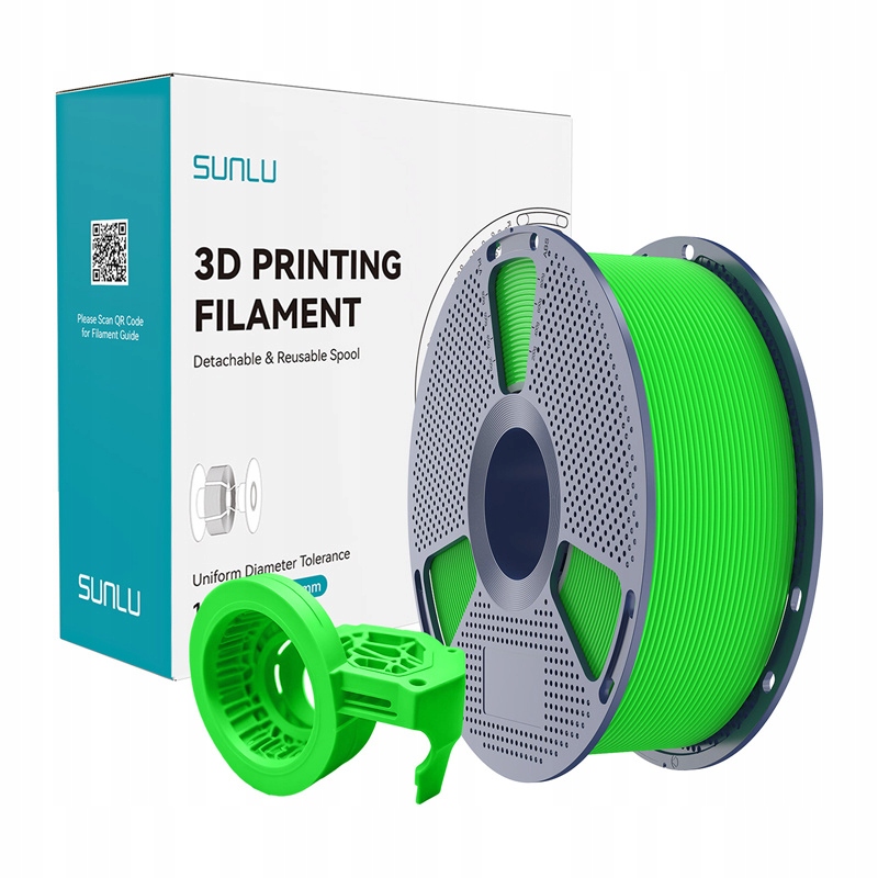 Filament SUNLU PETG High-Speed Zielony Matowy (GREEN MATTE)