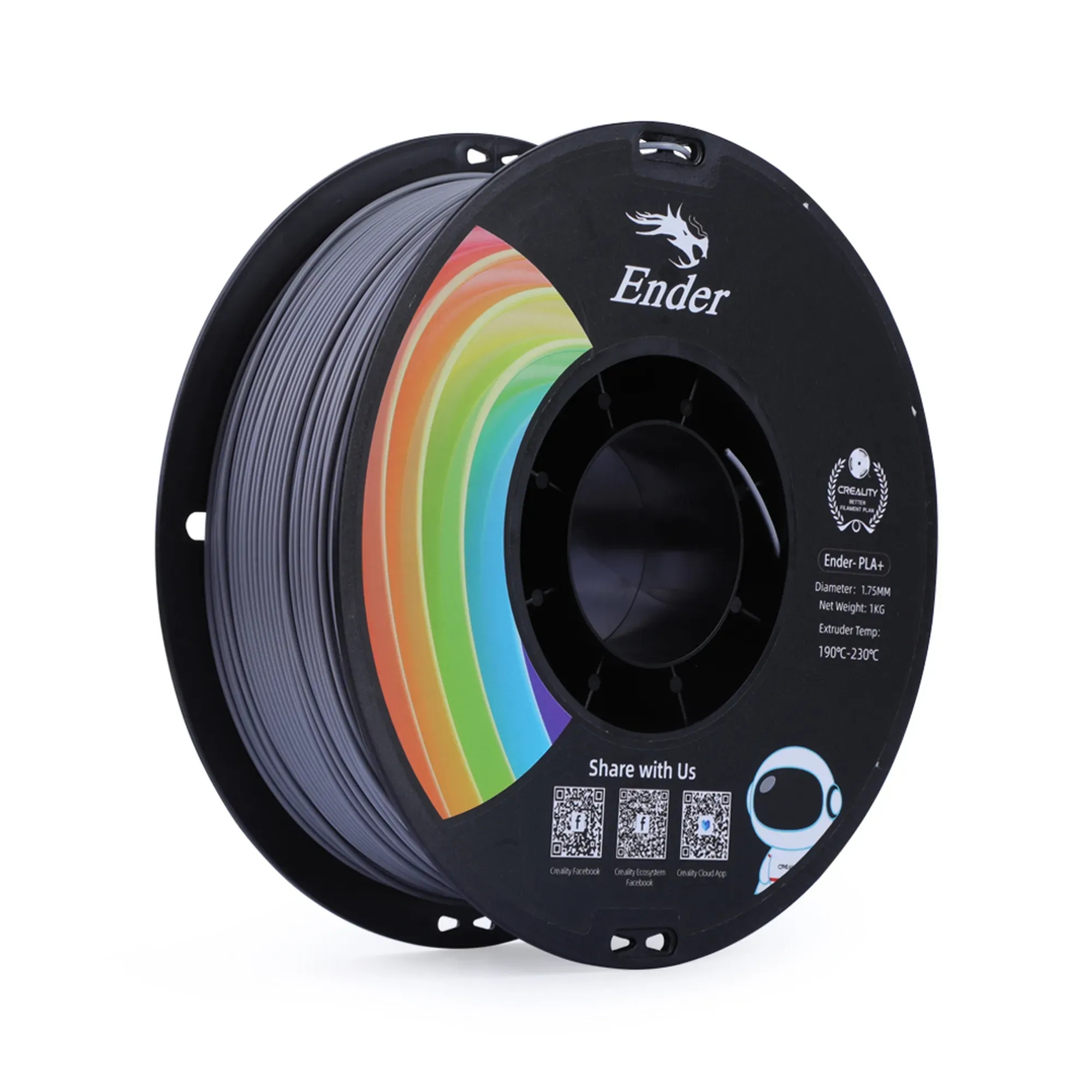 Filament Creality PLA Plus Szary (GRAY)