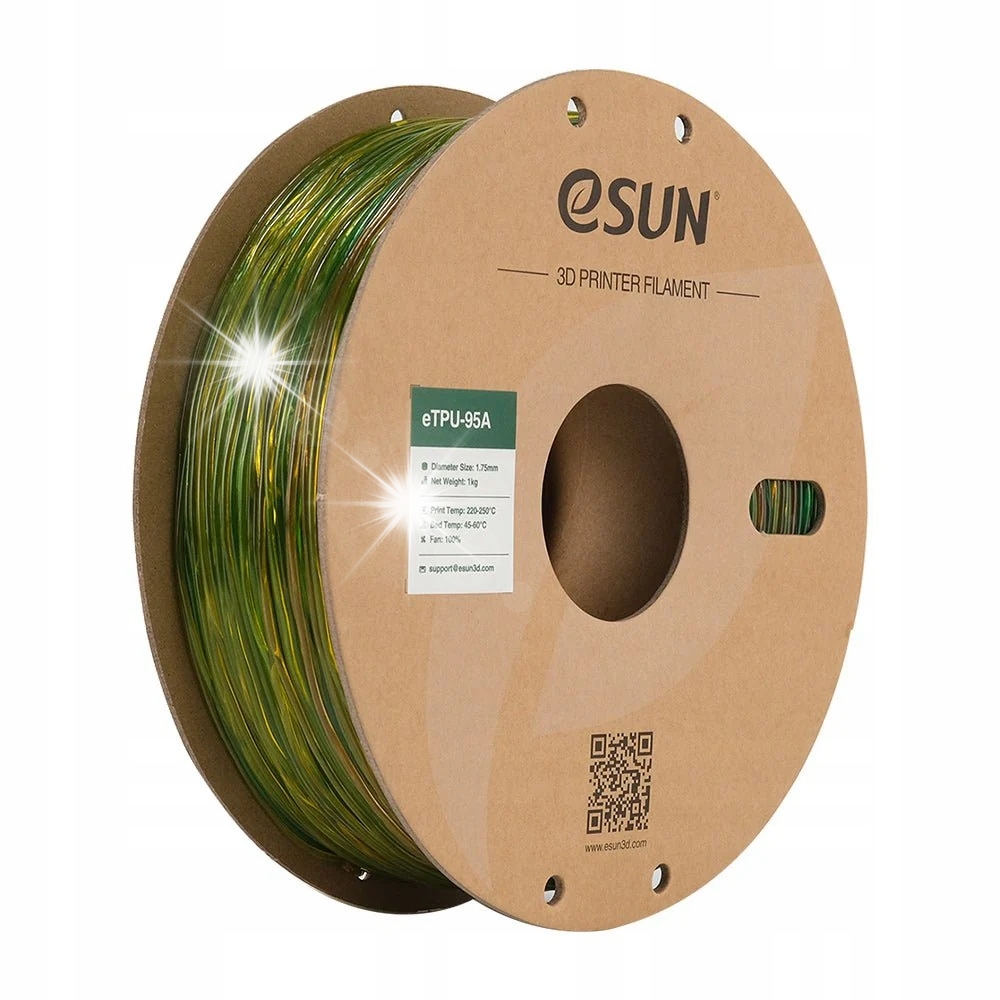 Filament eSUN TPU  Tęczowy (RAINBOW)