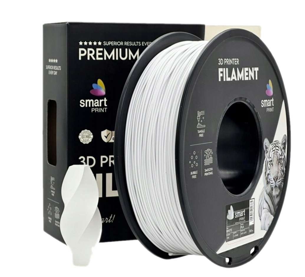 Filament Smart Print PLA Plus Biały (WHITE)