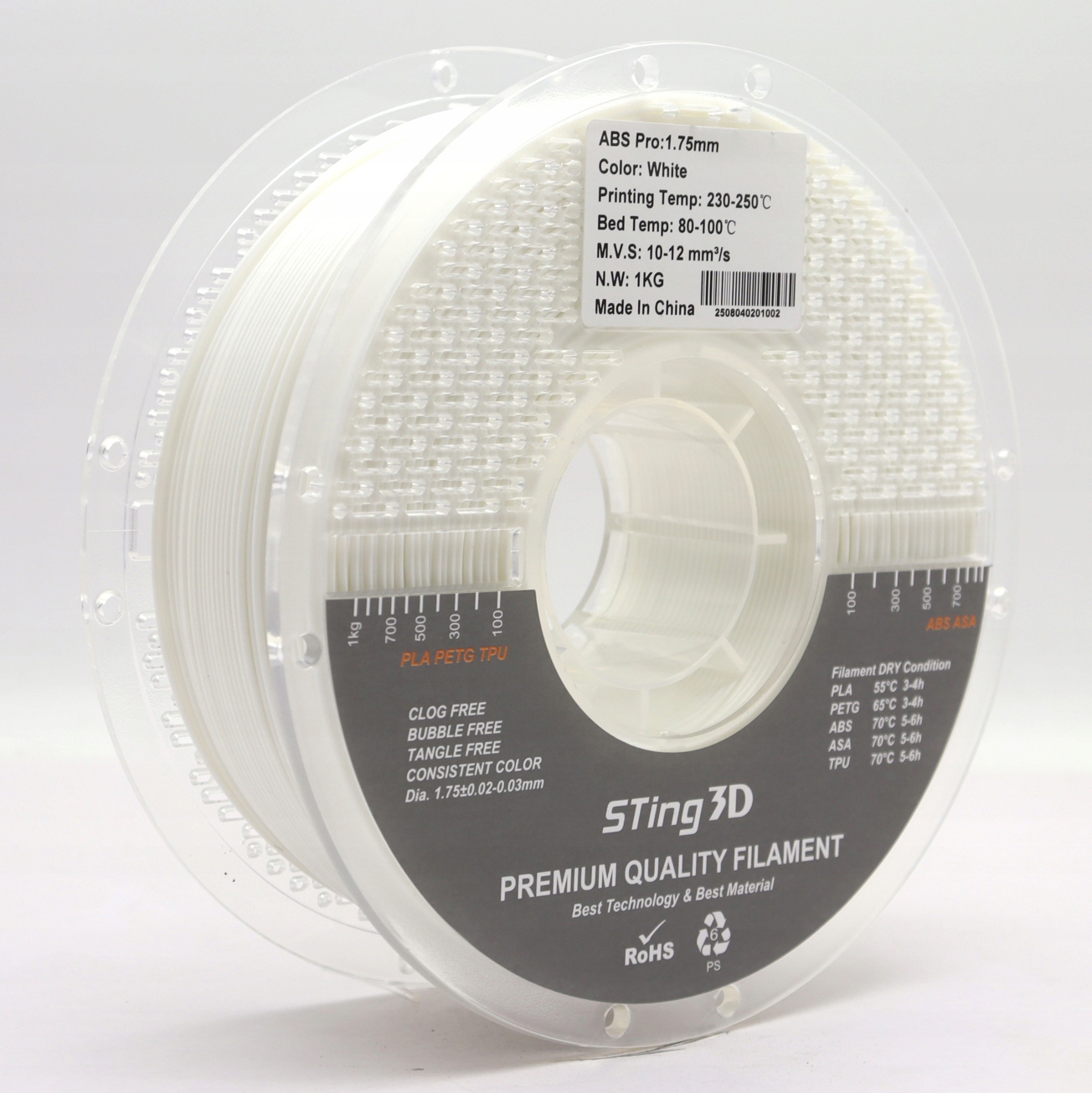 Filament null ABS Biały (WHITE)