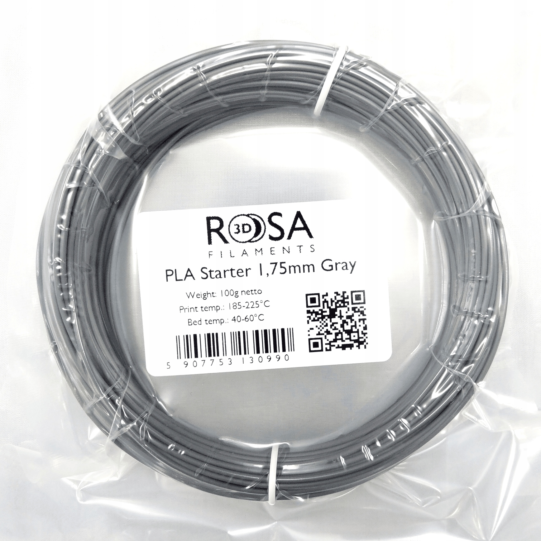 Filament ROSA 3D PLA Szary (GRAY)