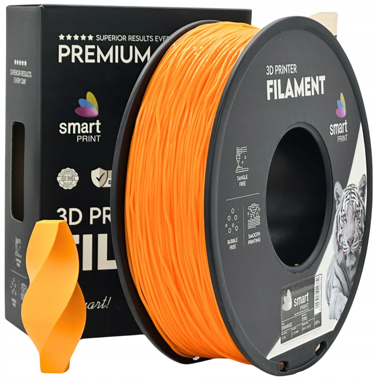 Filament Smart Print TPU Pomarańczowy (ORANGE)