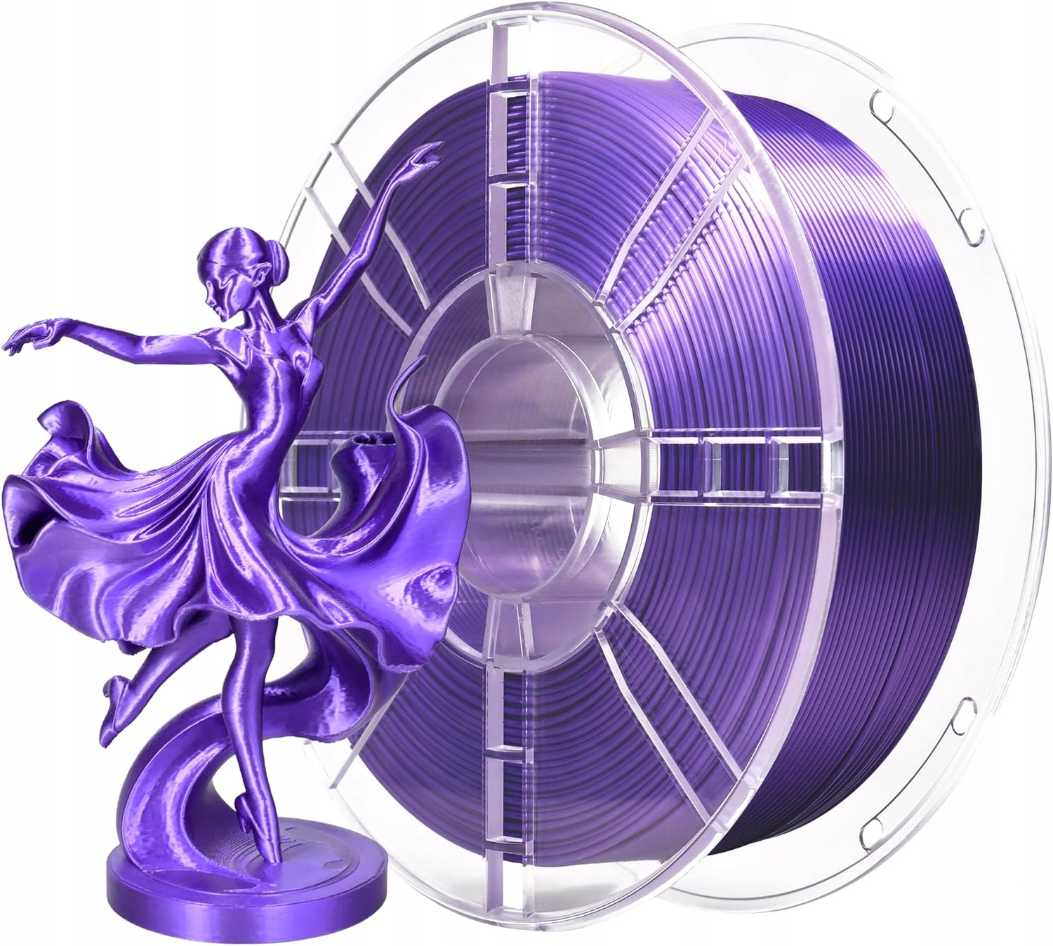 Filament Printe PLA Plus Fioletowy Jedwabny (PURPLE SILK)