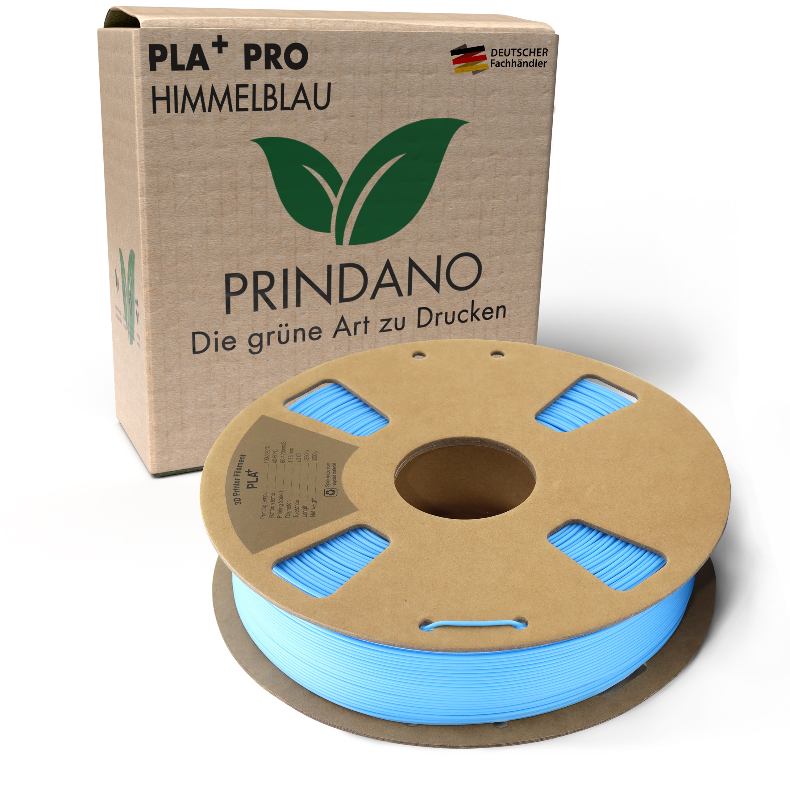 Filament Prindano PLA Plus Niebieski (BLUE)