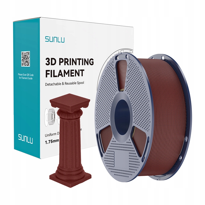 Filament SUNLU PLA High-Speed Brązowy (BROWN)