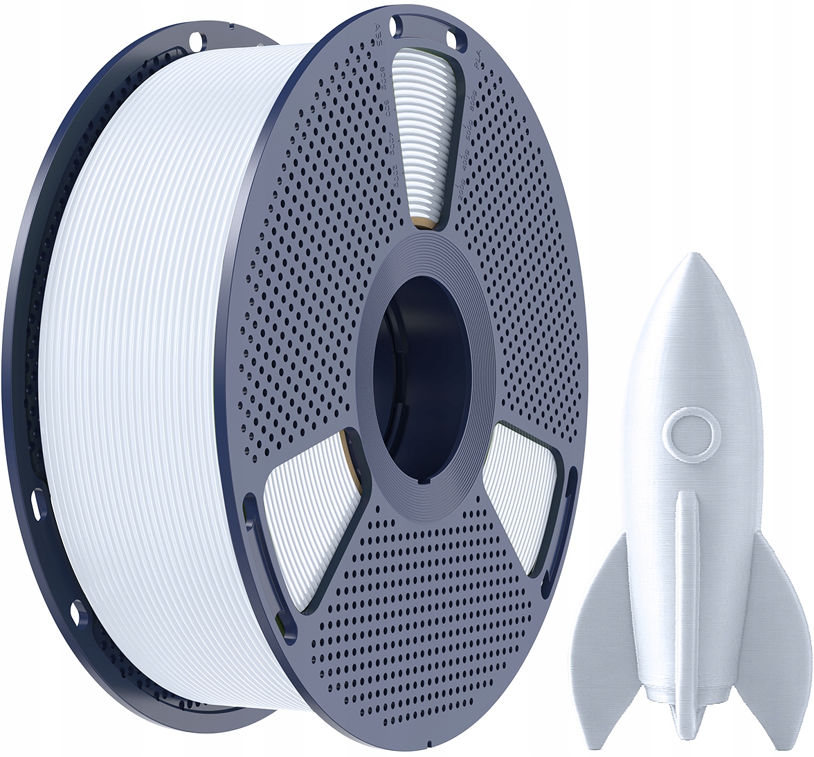 Filament SUNLU PLA Plus High-Speed Biały (WHITE)