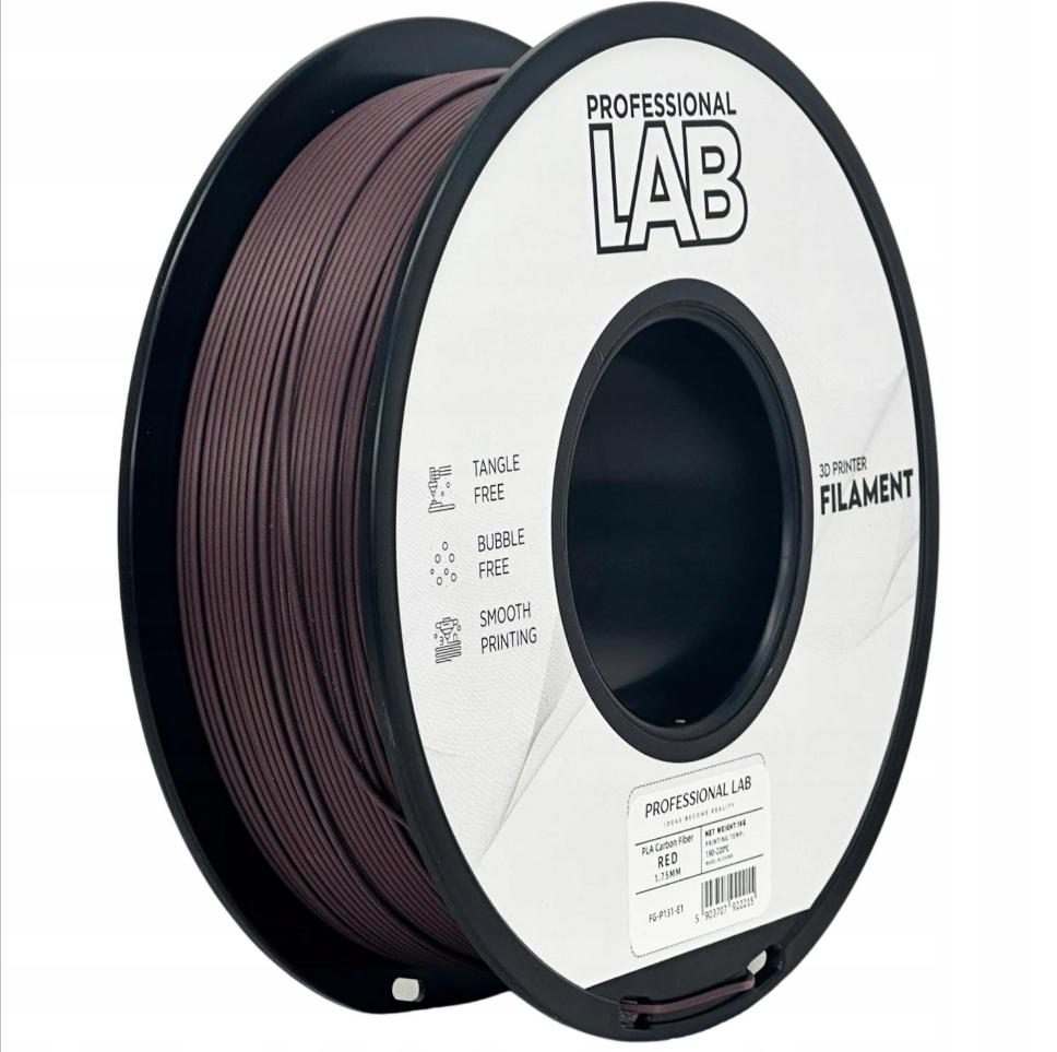 Filament null PLA-CF Plus Czerwony (RED)