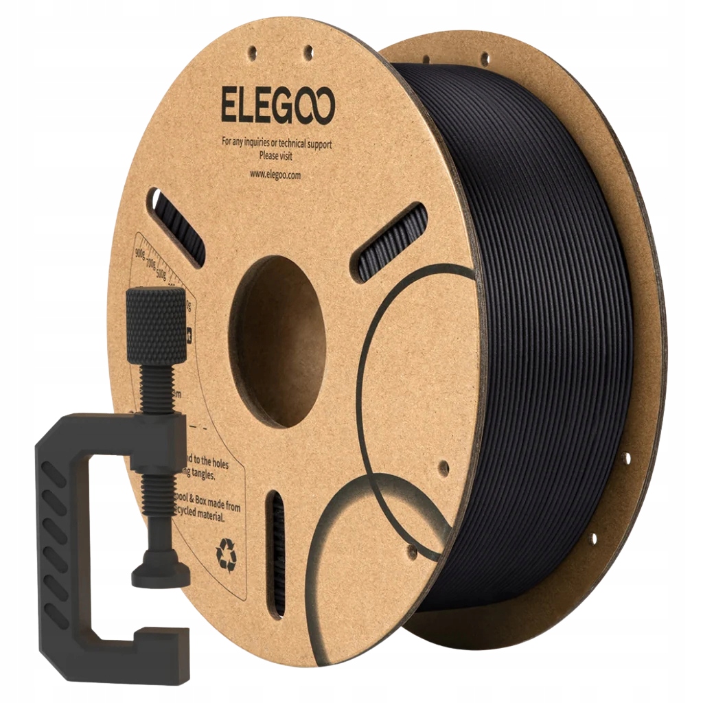 Filament Elegoo PLA-CF Czarny (BLACK)