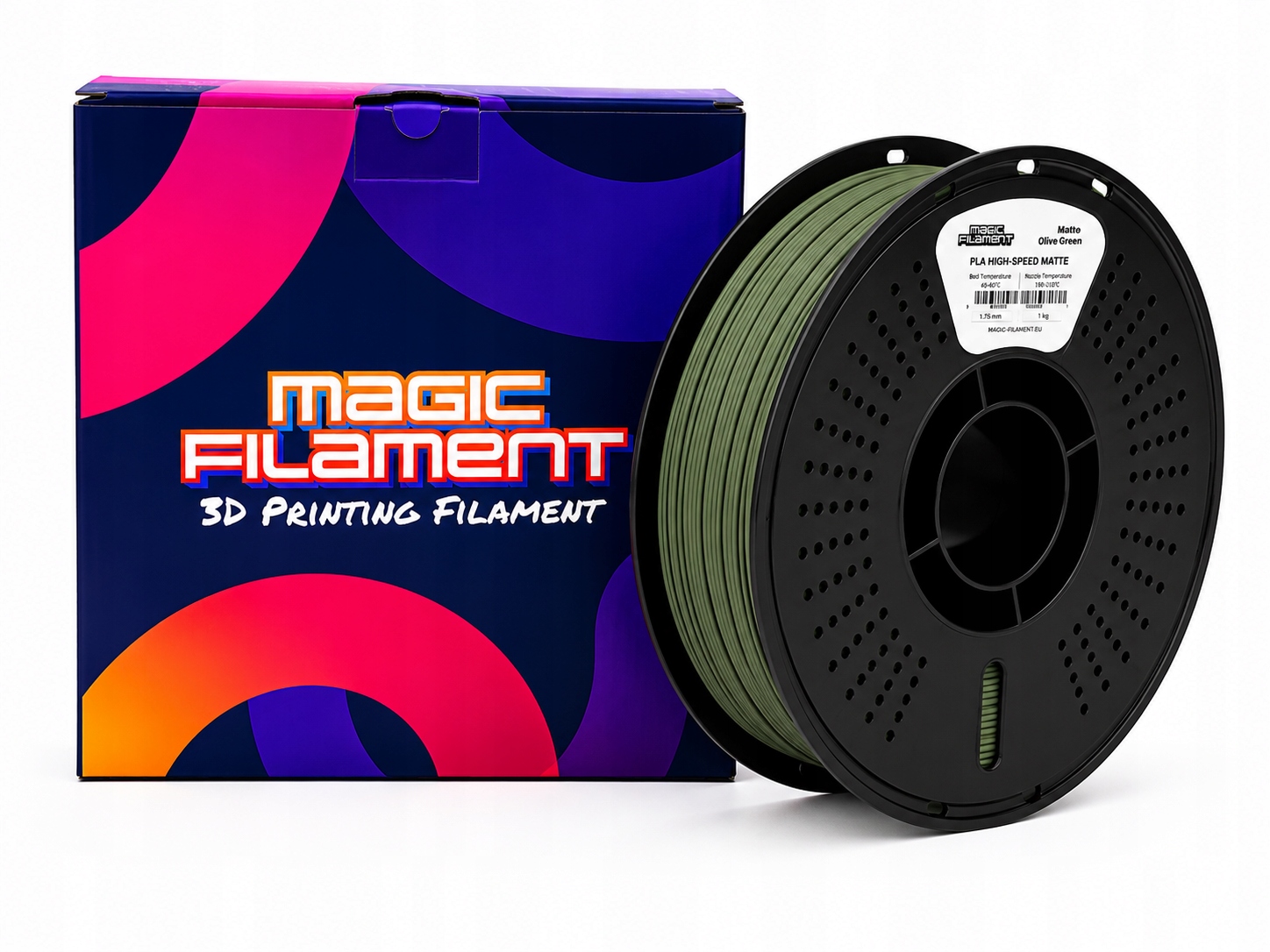 Filament Magic Filament PLA High-Speed Zielony Matowy (GREEN MATTE)
