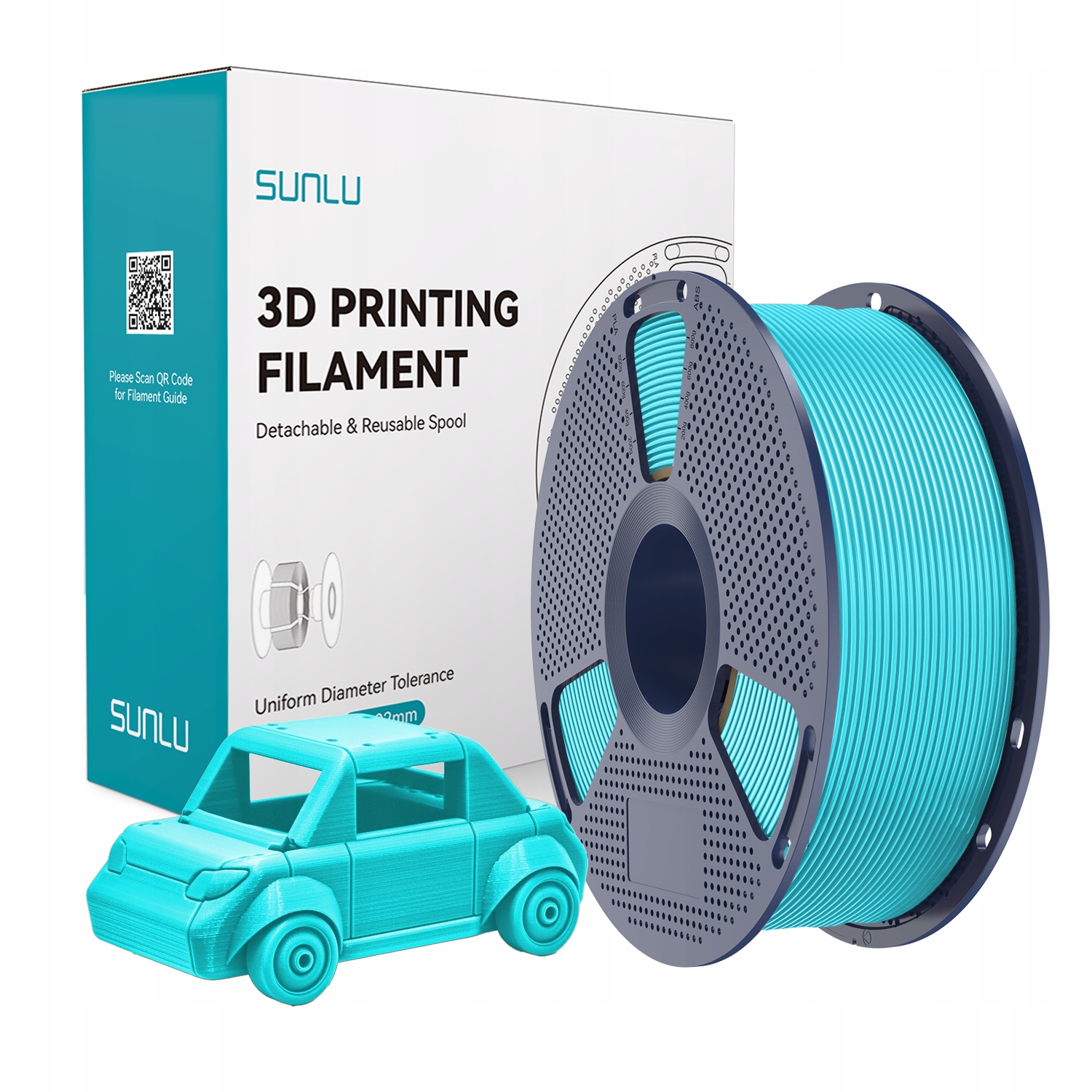 Filament SUNLU PETG Niebieski (BLUE)