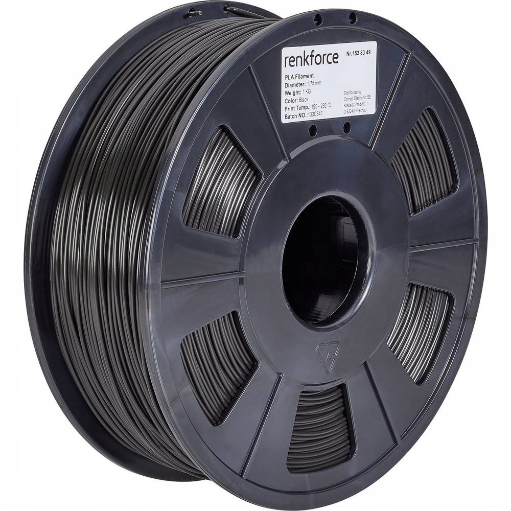 Filament Renkforce PLA Czarny (BLACK)