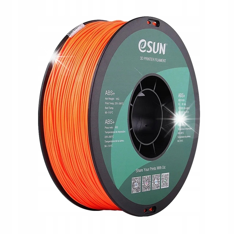 Filament eSUN ABS Plus Pomarańczowy (ORANGE)