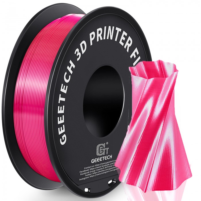 Filament GEEETECH PLA Różowy Jedwabny (PINK SILK)