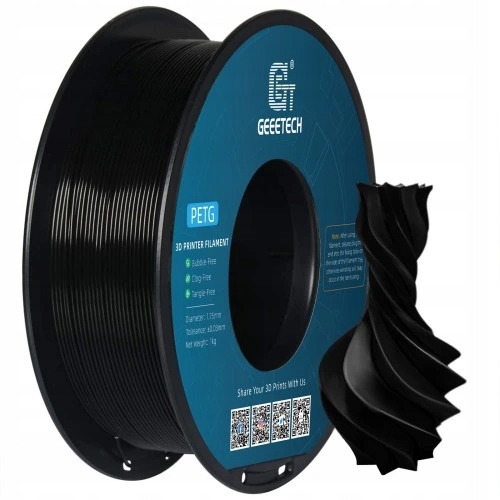 Filament GEEETECH PETG Czarny (BLACK)