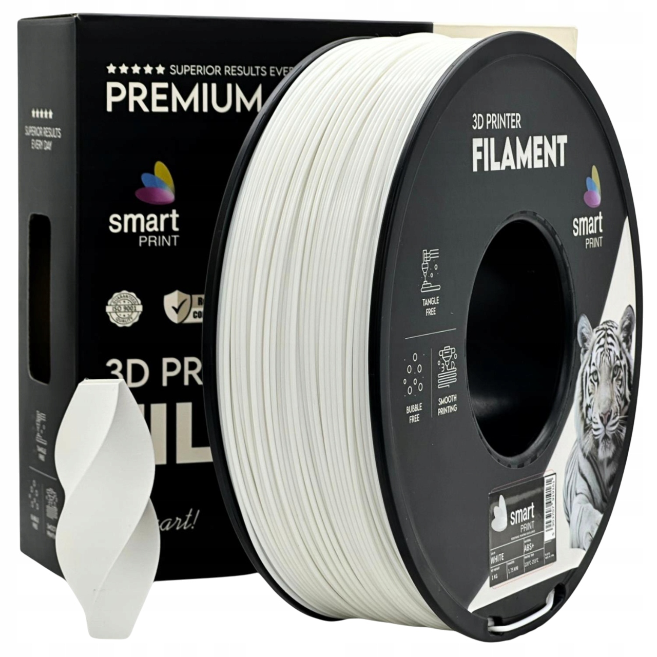 Filament Smart Print ABS Plus Biały (WHITE)