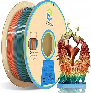 Filament null PLA  Tęczowy Jedwabny (RAINBOW SILK)