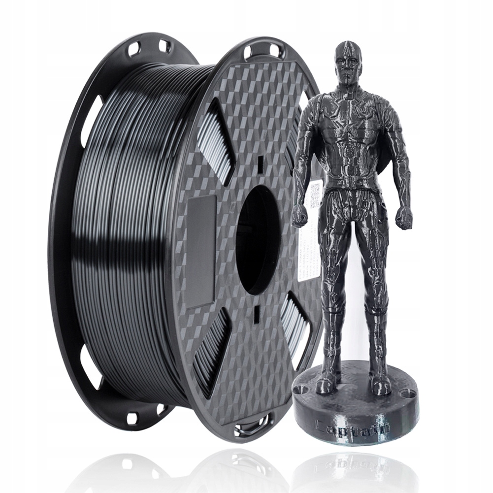 Filament null PLA Plus Czarny Jedwabny (BLACK SILK)