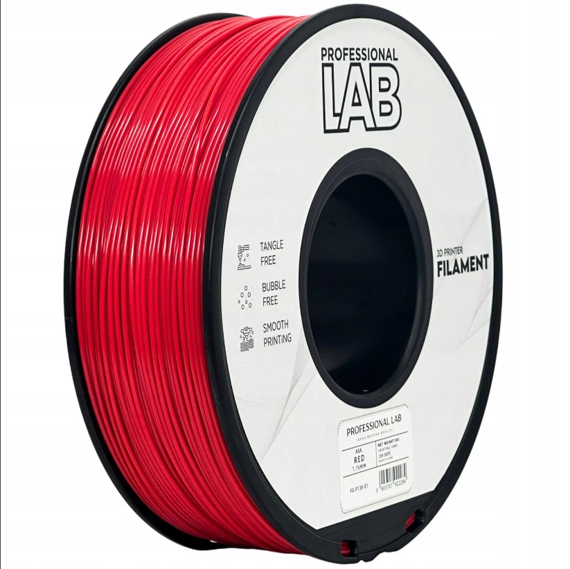 Filament null ASA Czerwony (RED)