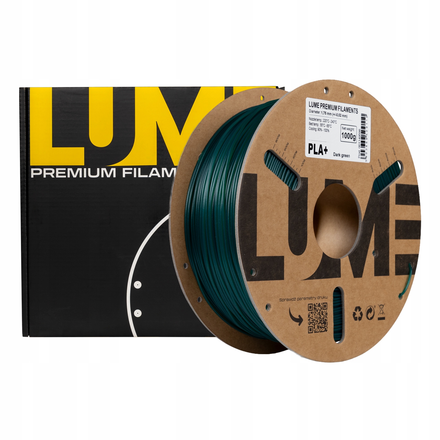 Filament Zamel PLA Plus Zielony (GREEN)