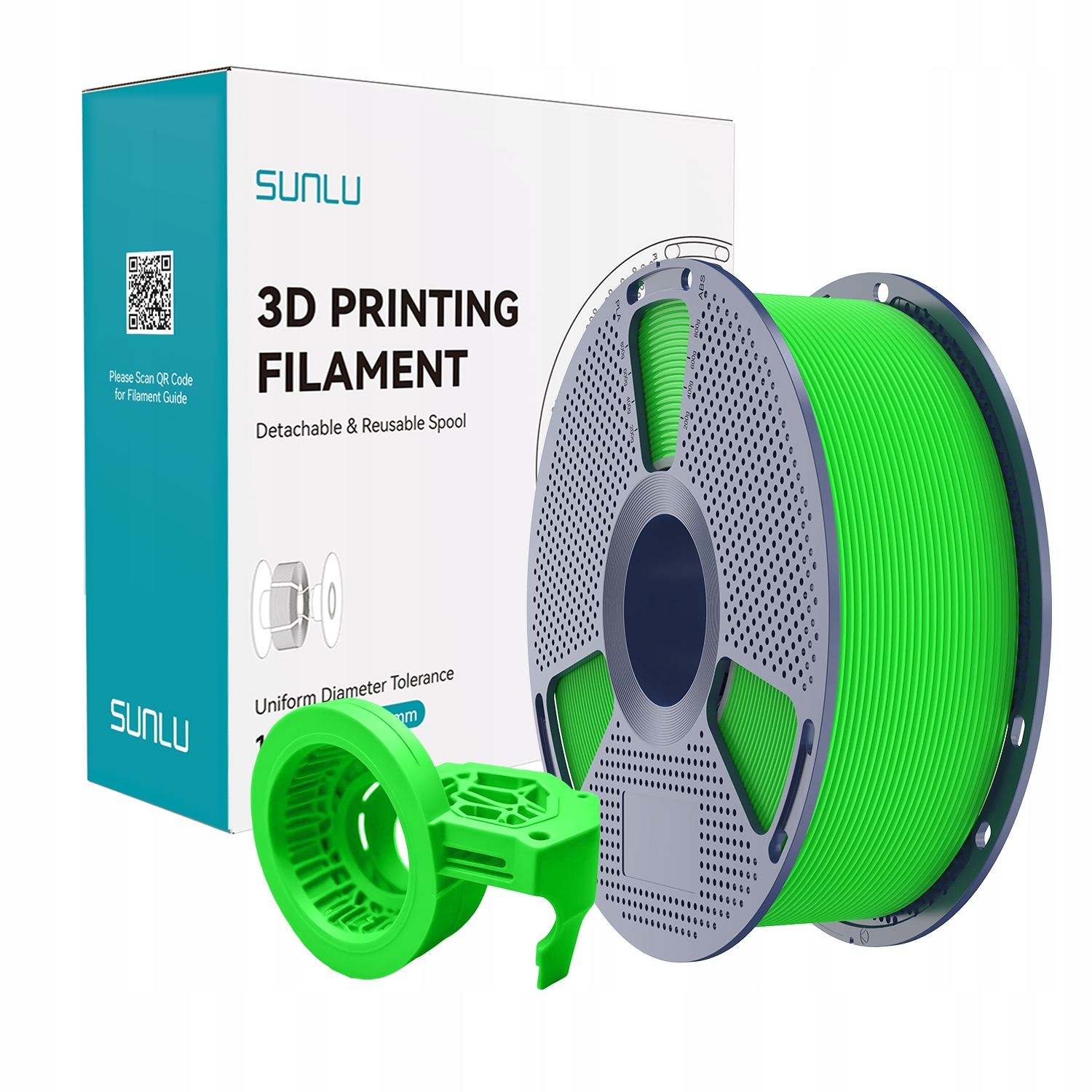 Filament SUNLU PETG High-Speed Zielony Matowy (GREEN MATTE)