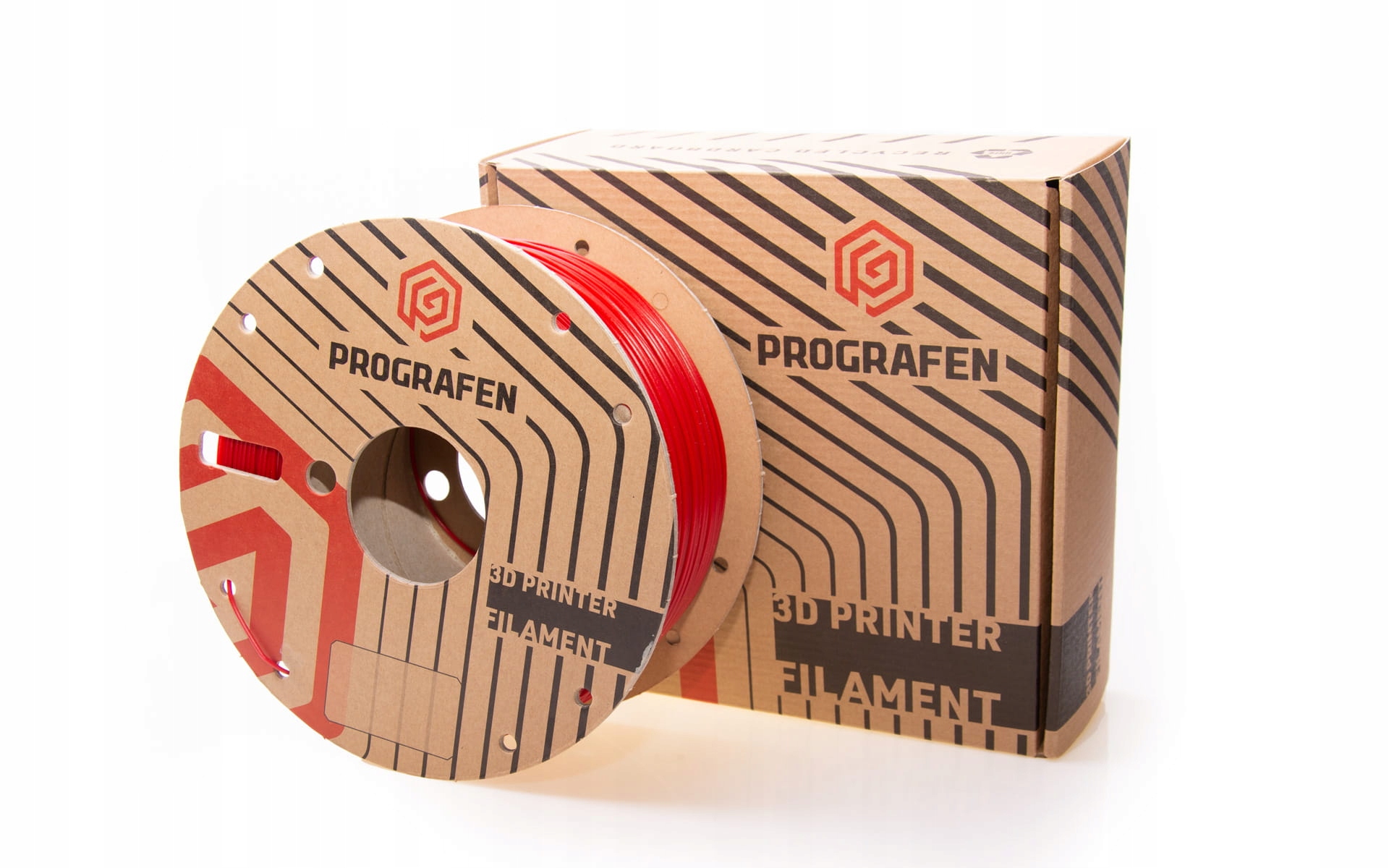 Filament Prografen PLA Czerwony (RED)
