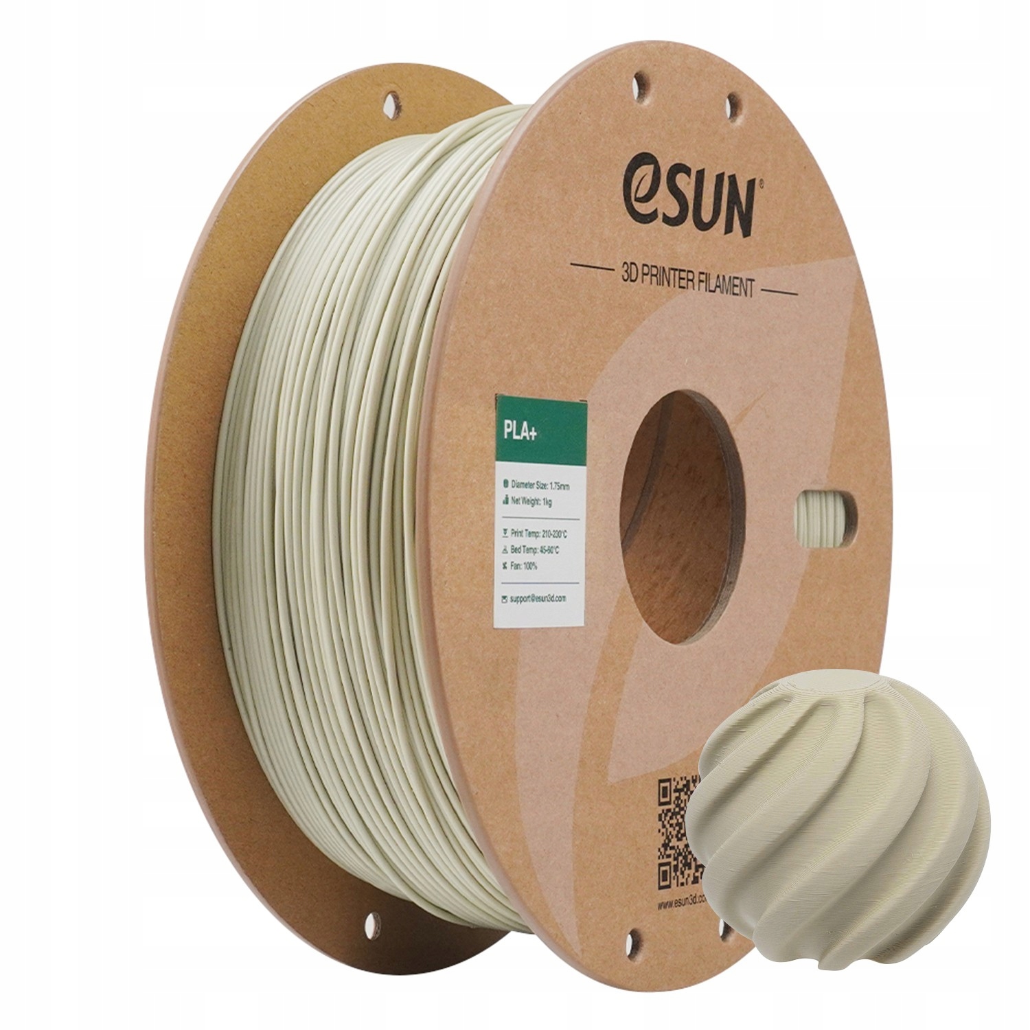 Filament eSUN PLA Plus Brązowy (BROWN)