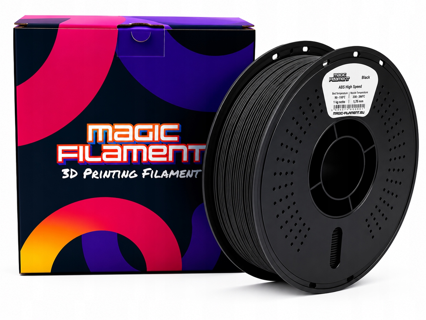 Filament Magic Filament ABS High-Speed Czarny (BLACK)