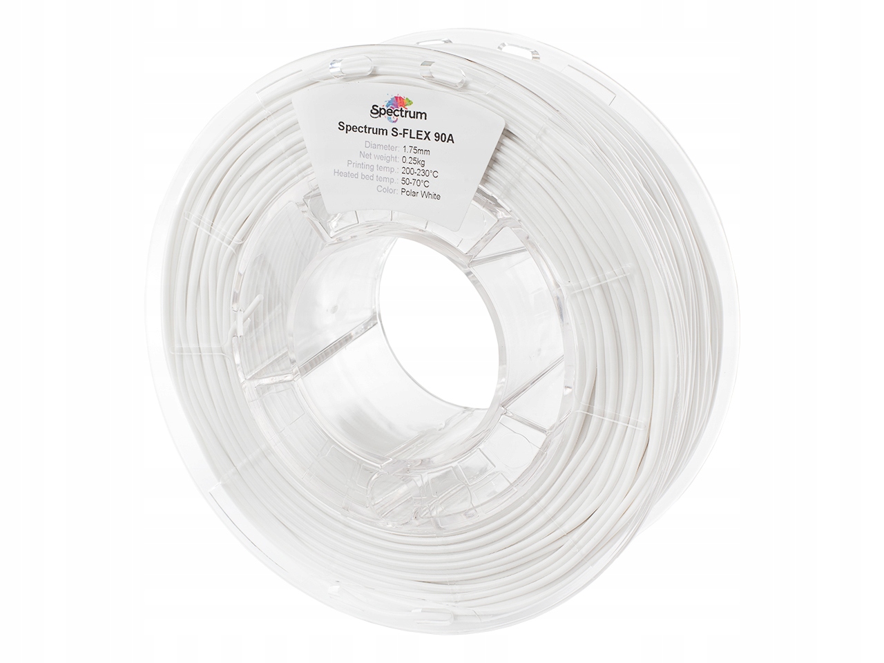 Filament Spectrum TPU Biały (WHITE)
