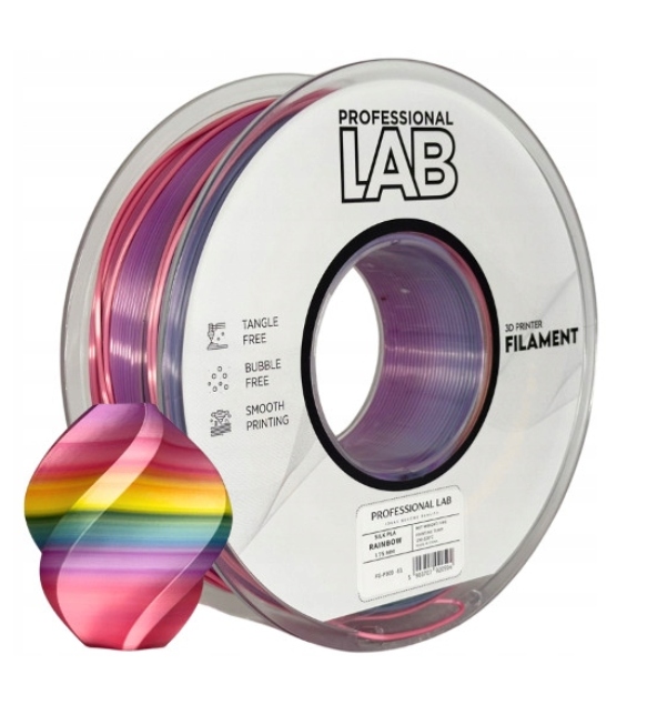 Filament Quantum PLA Plus  Tęczowy Jedwabny (RAINBOW SILK)