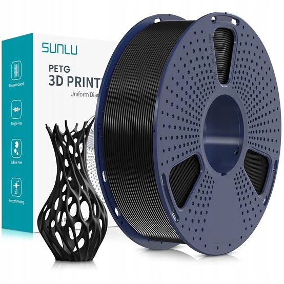 Filament SUNLU PETG Czarny (BLACK)