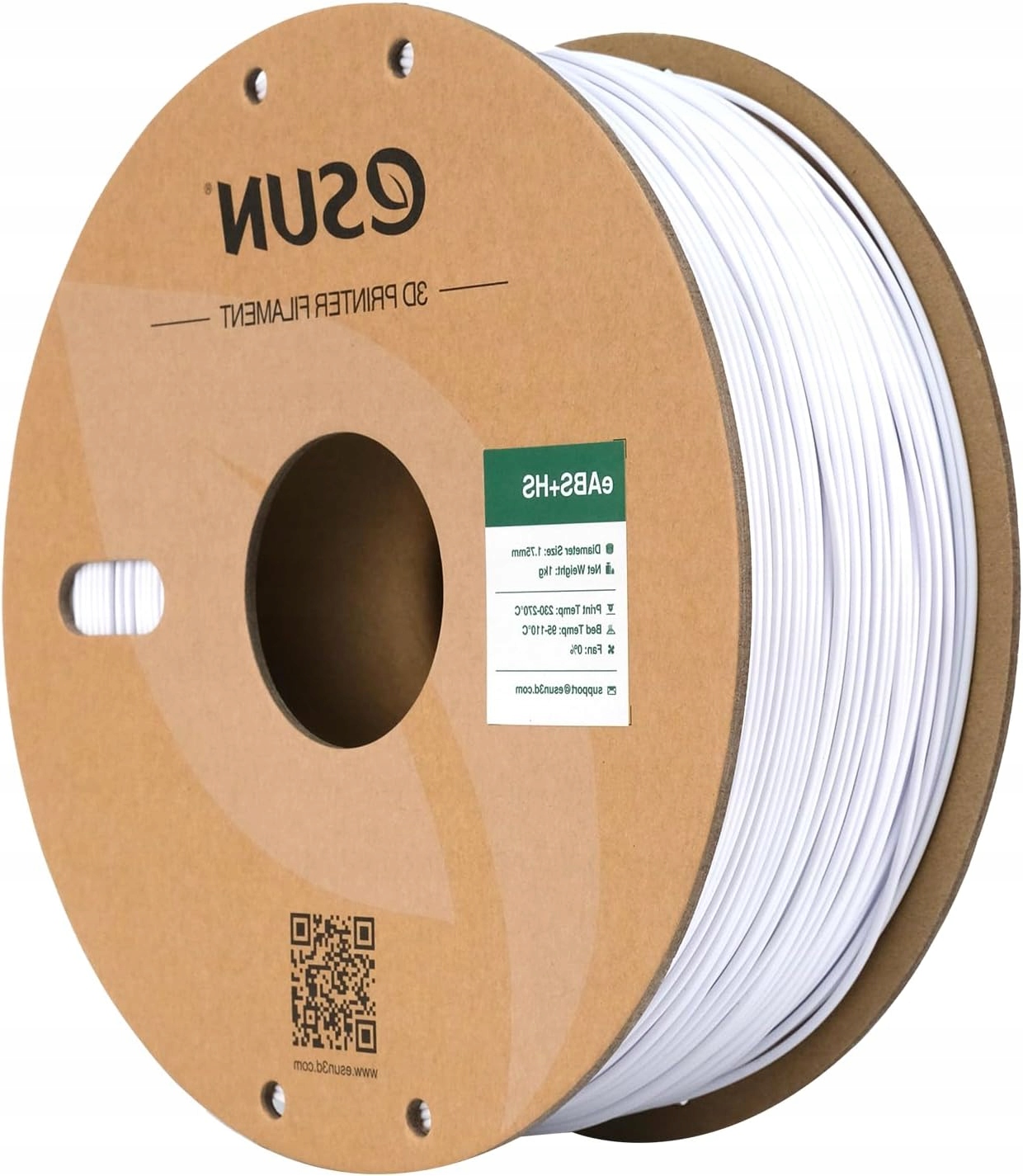 Filament eSUN ABS Plus High-Speed Biały (WHITE)