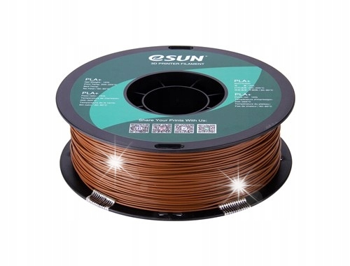 Filament eSUN PLA Plus Brązowy (BROWN)