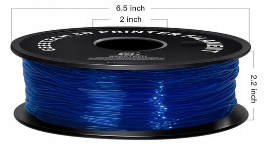 Filament GEEETECH TPU-LW Niebieski Przezroczysty (BLUE TRANSPARENT)