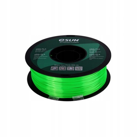 Filament eSUN PLA Zielony Jedwabny (GREEN SILK)