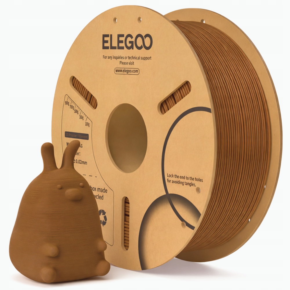 Filament Elegoo PLA Brązowy (BROWN)