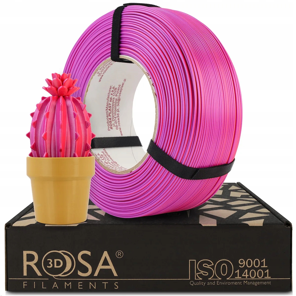 Filament ROSA 3D PLA  Tęczowy (RAINBOW)