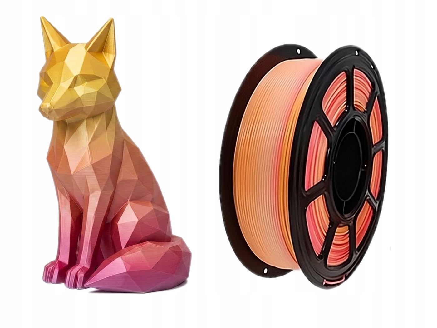 Filament KBR Games PLA  Tęczowy (RAINBOW)