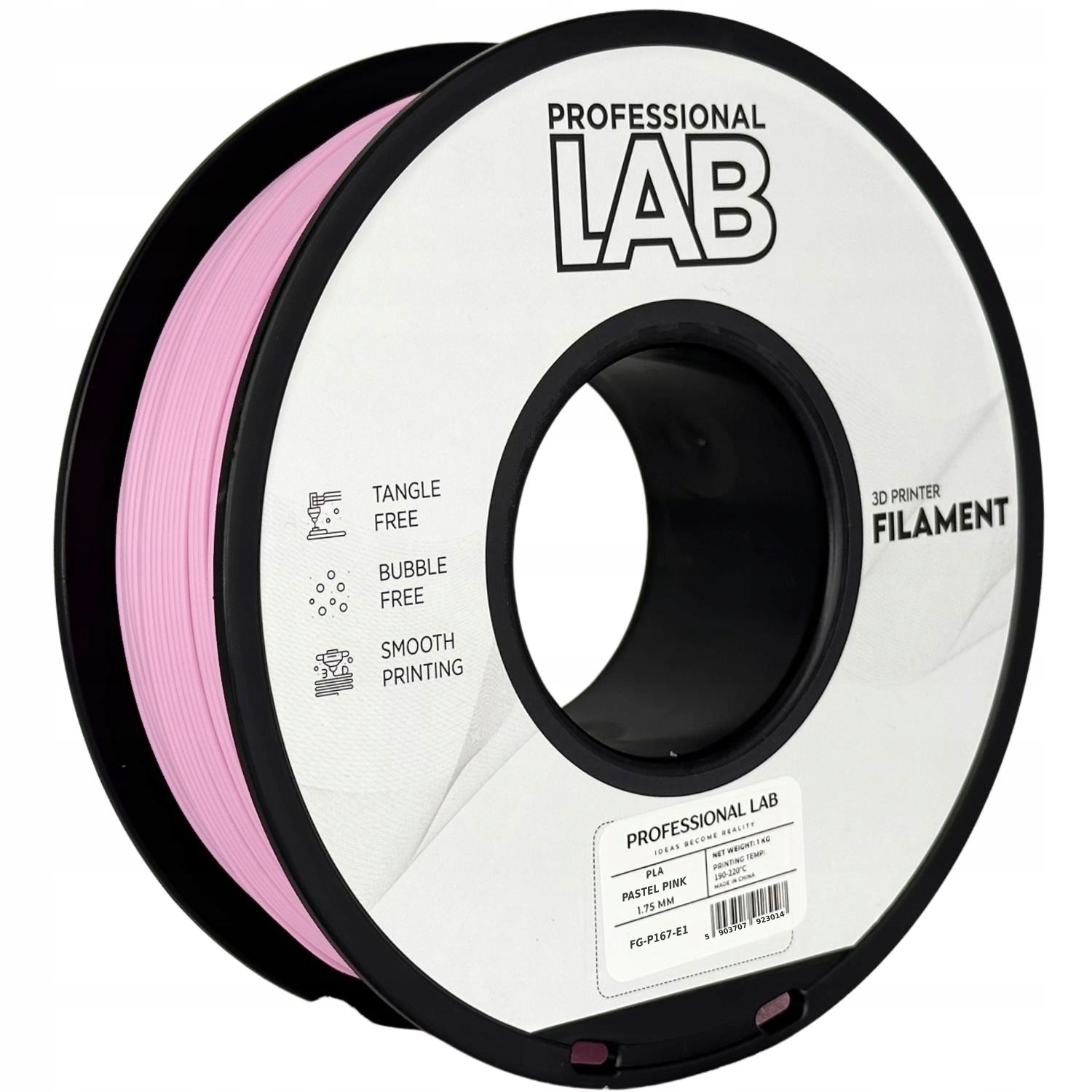 Filament null PLA Różowy (PINK)