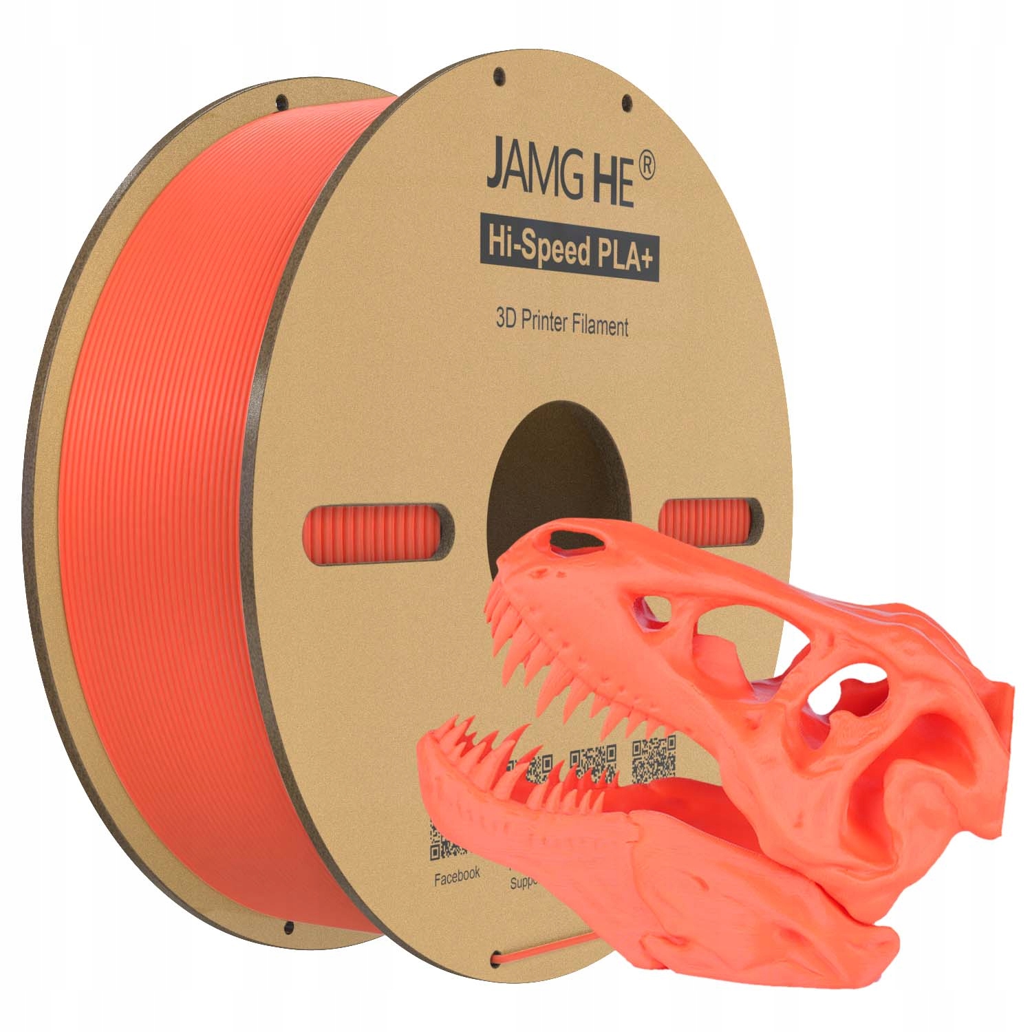 Filament Jamg He PLA Plus Pomarańczowy (ORANGE)