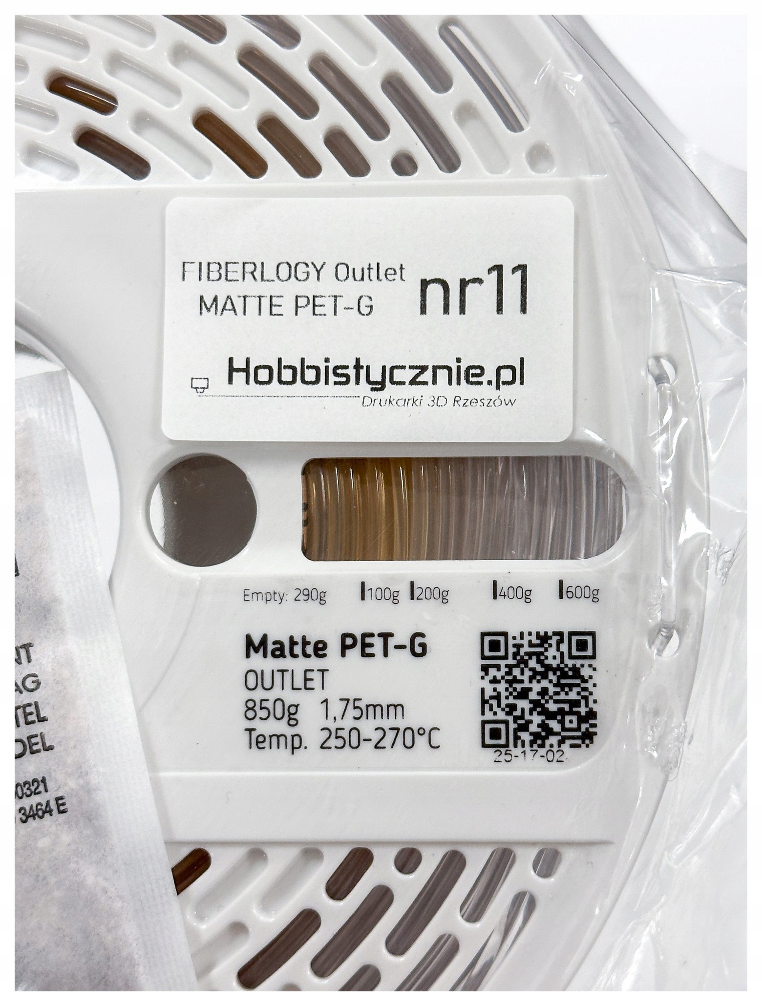 Filament Fiberlogy PETG  Tęczowy Matowy (RAINBOW MATTE)