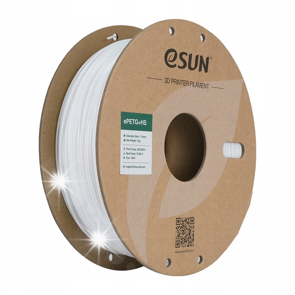 Filament eSUN PETG Plus High-Speed Biały (WHITE)