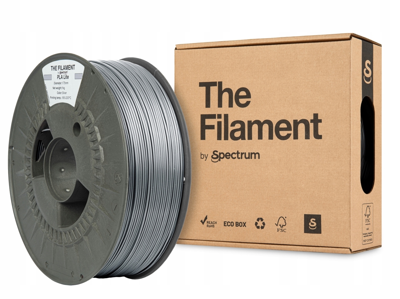 Filament Spectrum PLA Srebrny (SILVER)