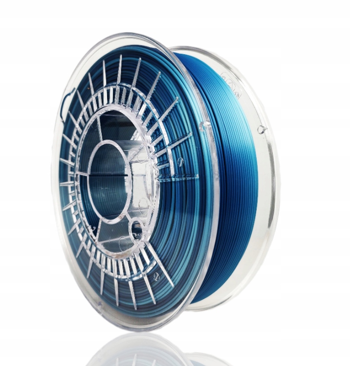 Filament ROSA 3D PLA Niebieski Tęczowy Jedwabny (BLUE RAINBOW SILK)