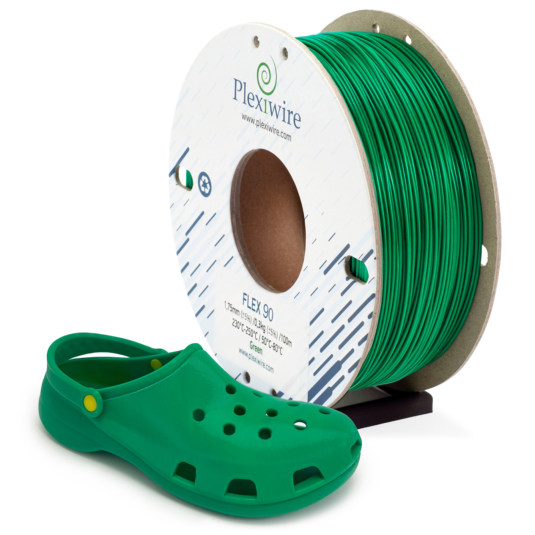 Filament Plexiwire TPU Zielony (GREEN)
